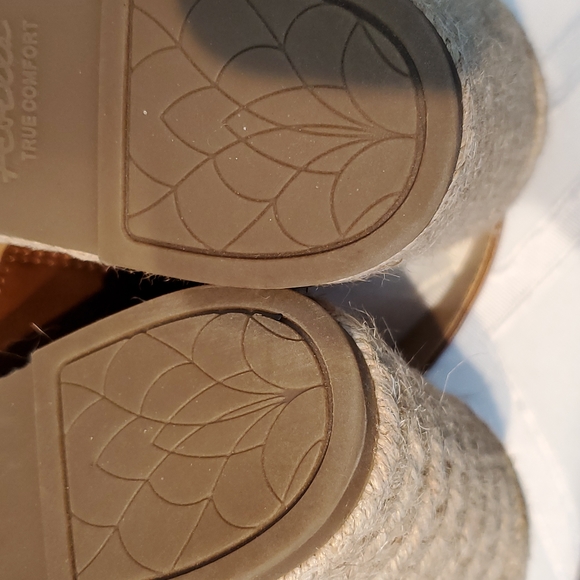 Abella Taya Wedge Espadrille Sandal Brown 8.5 - Picture 8 of 11